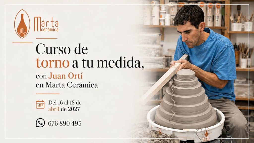 Cursos y clases de cerámica y alfarería en Madrid. Experiencias cerámicas, clases particulares, cursos de torno alferero y mucho más.